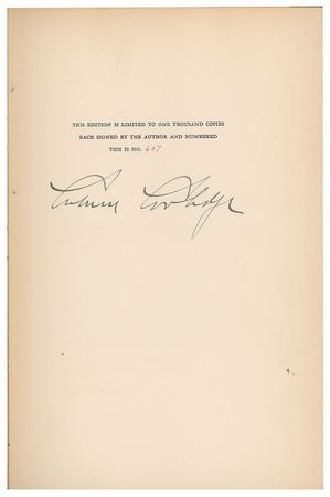Lot #55 Calvin Coolidge Book - Image 2