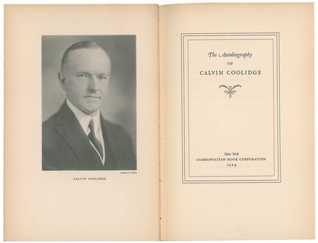 Lot #55 Calvin Coolidge Book - Image 3