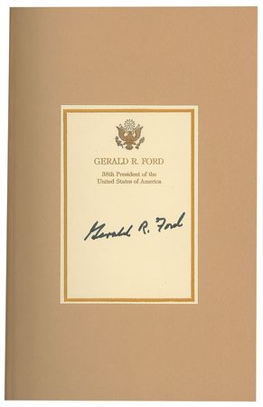 Lot #130 Gerald Ford Books - Image 1