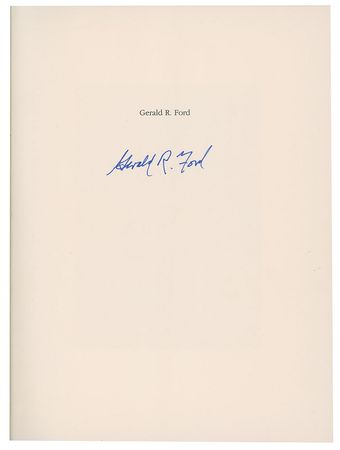Lot #130 Gerald Ford Books - Image 3