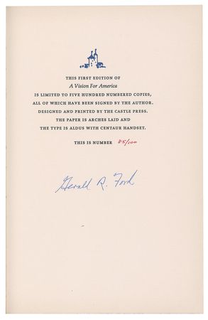 Lot #130 Gerald Ford Books - Image 4
