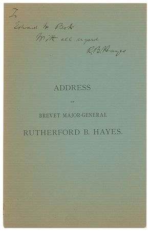 Lot #26 Rutherford B. Hayes Booklet