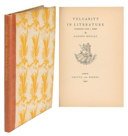 Lot #844 Aldous Huxley - Image 1