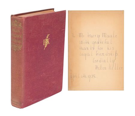 Lot #183 Helen Keller Book - Image 1