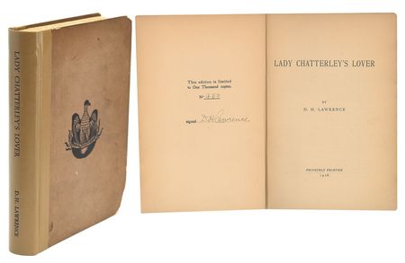 Lot #530 D. H. Lawrence: Scarce privately published, limited edition of the controversial Lady Chatterley’s Lover - Image 1