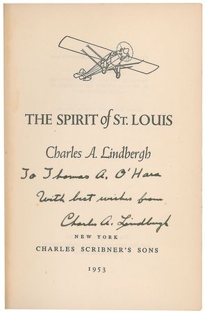 Lot #388 Charles Lindbergh Book - Image 2