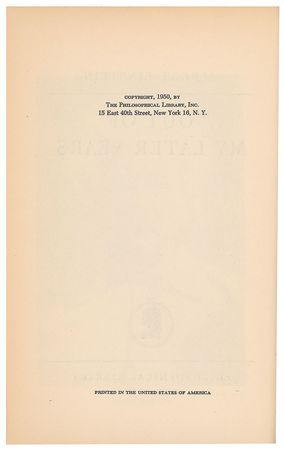 Lot #200 Albert Einstein: Sought-after volume of Einstein's essays, presented to a preeminent cancer surgeon - Image 3