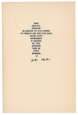 Lot #514 William Faulkner Book - Image 3