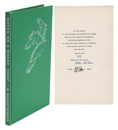 Lot #513 William Faulkner Book - Image 1