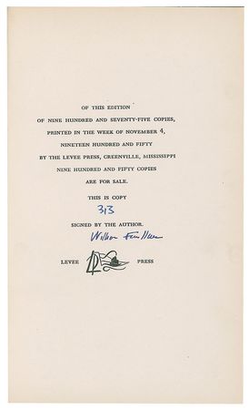 Lot #513 William Faulkner Book - Image 4