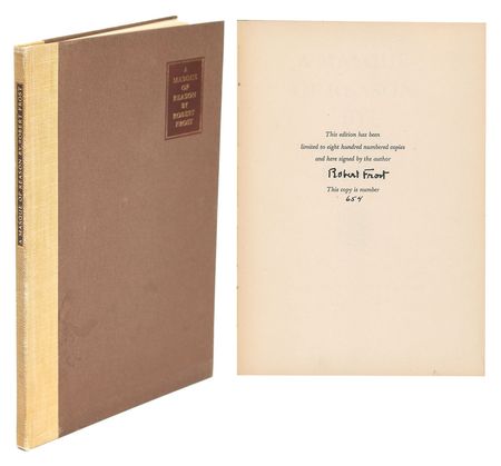 Lot #589 Robert Frost Book - Image 1