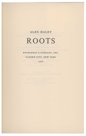 Lot #524 Alex Haley Book - Image 3
