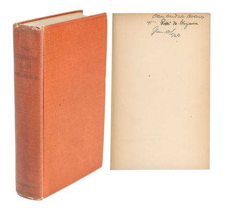 Lot #190 Oliver Wendell Holmes, Jr Book - Image 1