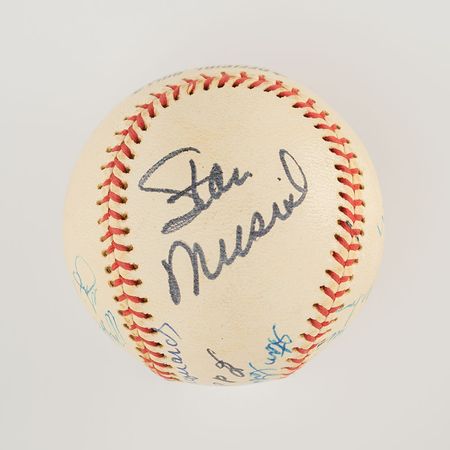 Lot #1090 Baseball Hall of Famers Baseball - Image 2