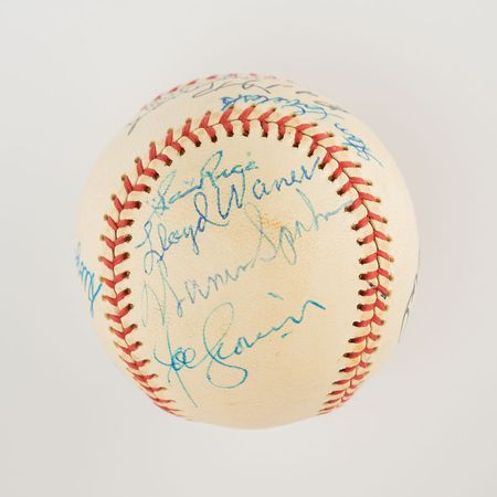 Lot #1090 Baseball Hall of Famers Baseball - Image 4