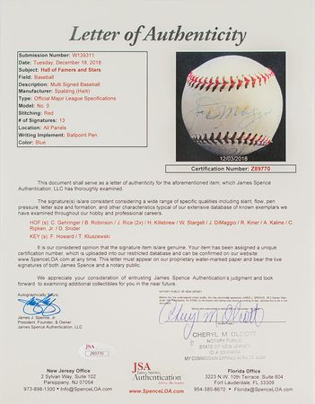 Lot #1089 Baseball Greats Baseball - Image 7