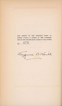 Lot #531 Eugene O'Neill Book - Image 2