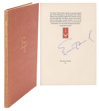 Lot #535 Ezra Pound Book - Image 1