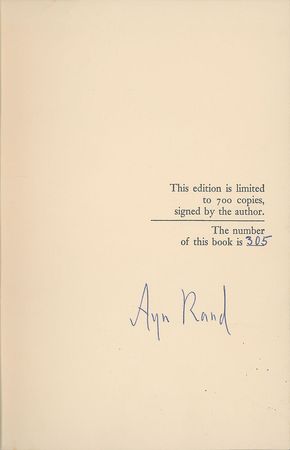 Lot #538 Ayn Rand Book - Image 2