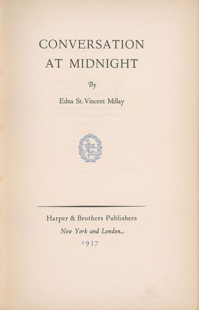 Lot #624 Edna St. Vincent Millay Book - Image 4