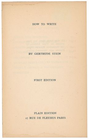 Lot #643 Gertrude Stein Book - Image 3