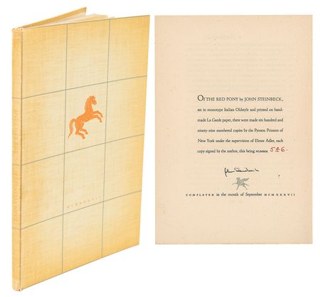 Lot #544 John Steinbeck Book - Image 1
