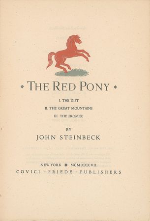 Lot #544 John Steinbeck Book - Image 3