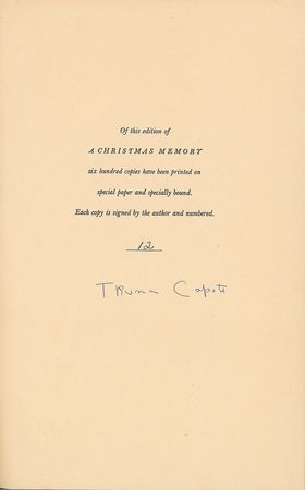 Lot #566 Truman Capote Book - Image 2