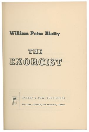 Lot #560 William Peter Blatty Book - Image 3