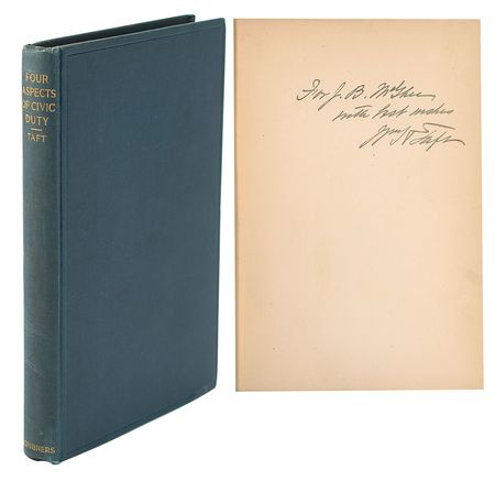 Lot #43 William H. Taft Book - Image 1