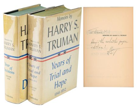 Lot #166 Harry S. Truman Book - Image 1