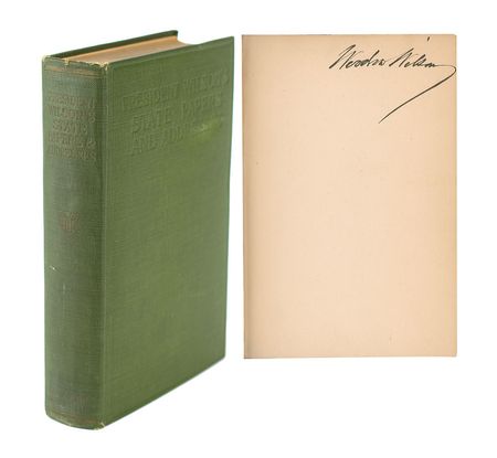Lot #49 Woodrow Wilson Book - Image 1