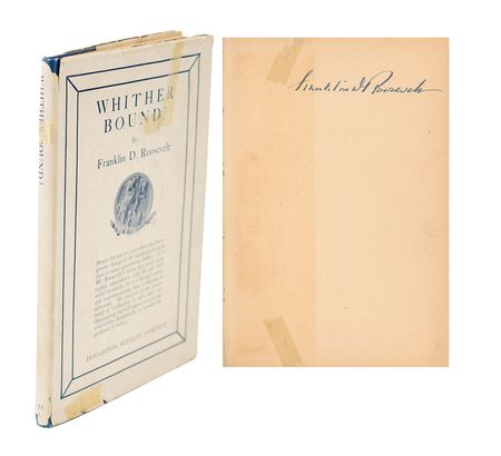 Lot #65 Franklin D. Roosevelt: Scarce first edition of FDR's first book - Image 1
