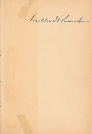 Lot #65 Franklin D. Roosevelt: Scarce first edition of FDR's first book - Image 2
