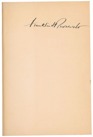 Lot #67 Franklin D. Roosevelt: FDR hand-corrects the first state of On Our Way - Image 2