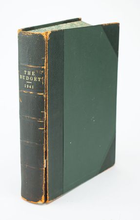 Lot #68 Franklin D. Roosevelt: One of 25 deluxe copies of FDR's budget for 1941 - Image 3