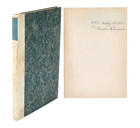 Lot #69 Franklin D. Roosevelt: Exceedingly rare 1941 White House Christmas present?one of 75 copies printed for gift-giving by President Roosevelt - Image 1