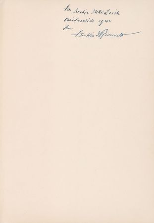 Lot #61 Franklin D. Roosevelt: Remarkable limited edition 