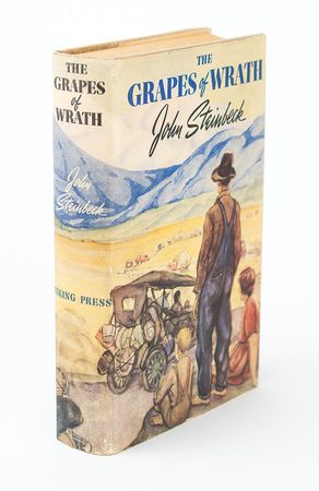 Lot #543 John Steinbeck: Steinbeck presents a first edition of The Grapes of Wrath to famed magician 'The Amazing Dunninger' - Image 5