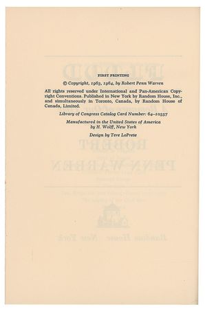 Lot #651 Robert Penn Warren - Image 3
