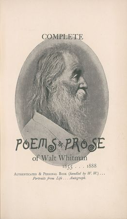 Lot #546 Walt Whitman: Leaves of Grass signed by America’s bard - Image 3