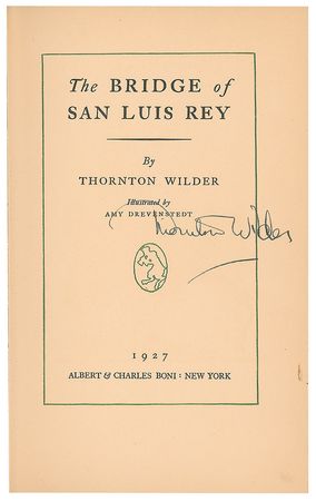 Lot #657 Thornton Wilder Books - Image 1