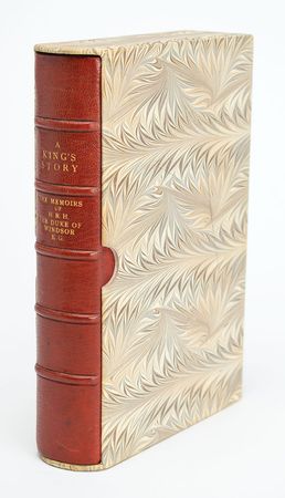 Lot #217 King Edward VIII: Luxurious Zaehnsdorf-bound edition of A King's Story - Image 4