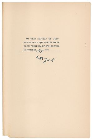 Lot #553 William Butler Yeats Book - Image 2