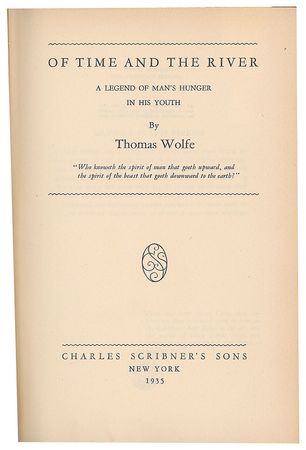 Lot #548 Thomas Wolfe Book - Image 3