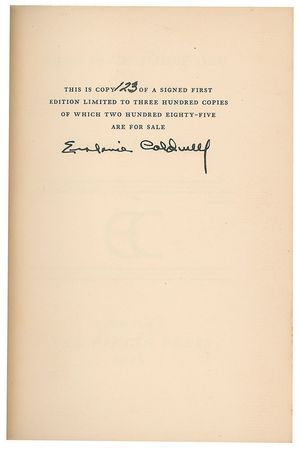 Lot #565 Erskine Caldwell Book - Image 2