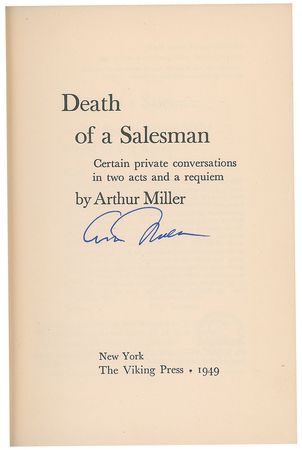 Lot #534 Arthur Miller Book - Image 2