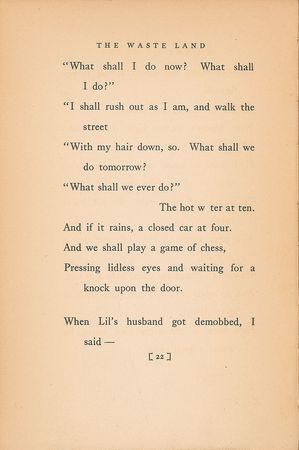 Lot #511 T. S. Eliot: First state of Eliot's The Waste Land - Image 4