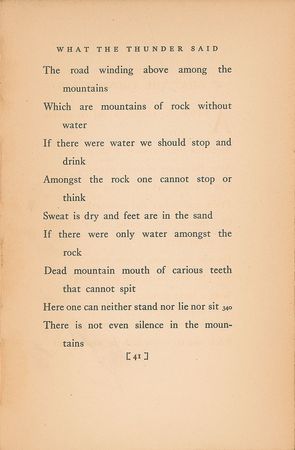 Lot #511 T. S. Eliot: First state of Eliot's The Waste Land - Image 5