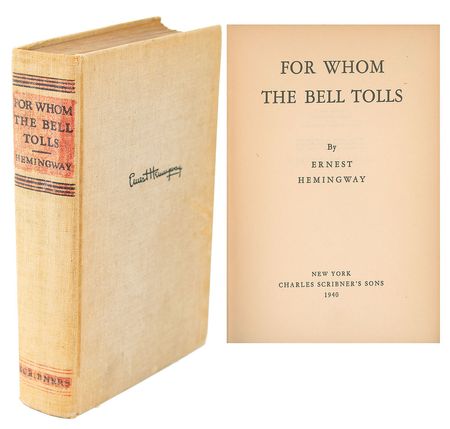 Lot #596 Ernest Hemingway Book - Image 1